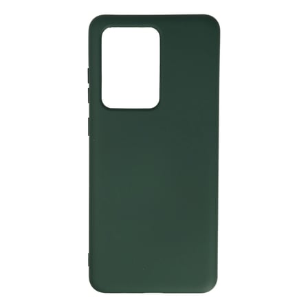 Hediyelik Samsung Galaxy S20 Ultra Kılıf Nano İçi Kadife Silikon - Koyu Yeşil