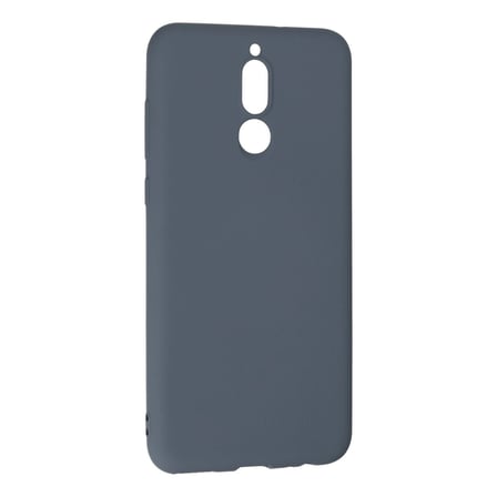 Hediyelik Huawei Mate 10 Lite Kılıf Nano İçi Kadife Silikon - Gri