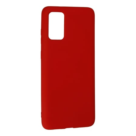 Hediyelik Samsung Galaxy S20 Plus Kılıf Nano İçi Kadife Silikon - Kırmızı