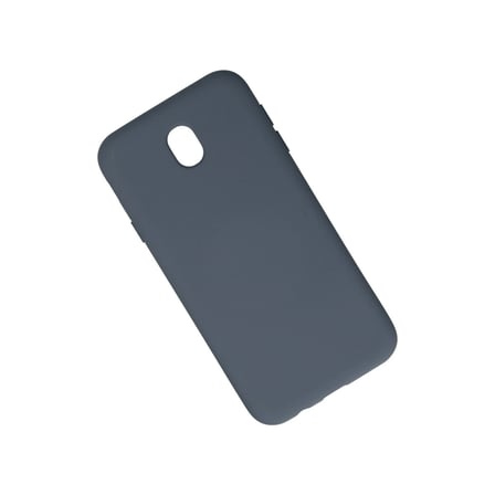 Hediyelik Samsung Galaxy J7 Pro / J730 Kılıf Nano İçi Kadife Silikon - Gri