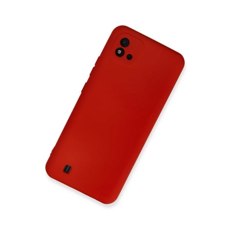 Hediyelik Realme C11 2021 Kılıf Nano İçi Kadife Silikon - Kırmızı