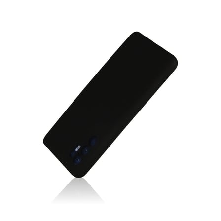 Hediyelik Oppo Reno 6 Kılıf Nano İçi Kadife Silikon - Siyah