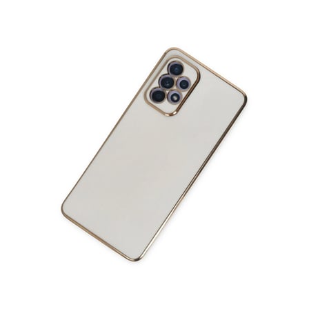 Hediyelik Samsung Galaxy A52 Kılıf Volet Silikon - Beyaz