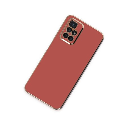 Hediyelik Xiaomi Redmi 10 2022 Kılıf Volet Silikon - Kırmızı