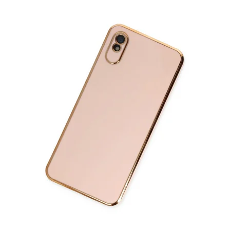 Hediyelik Xiaomi Redmi 9a Kılıf Volet Silikon - Pembe