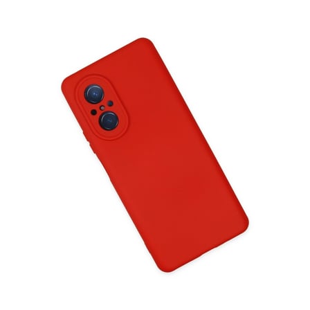Hediyelik Huawei Nova 9 Se Kılıf Nano İçi Kadife Silikon - Kırmızı