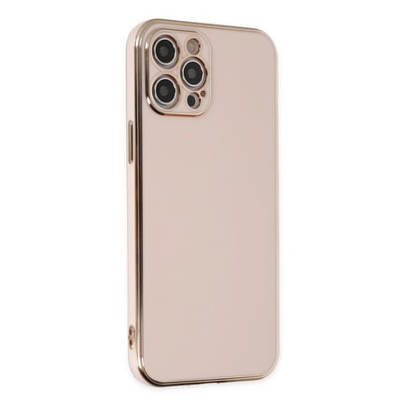 Hediyelik Apple İphone 12 Pro Kılıf Volet Silikon - Pembe