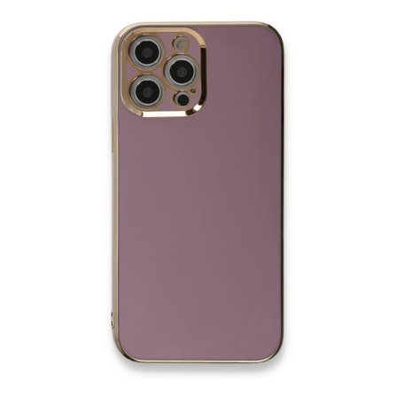 Hediyelik Apple İphone 12 Pro Kılıf Volet Silikon - Mor