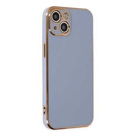 Hediyelik Apple İphone 14 Kılıf Volet Silikon - Mavi