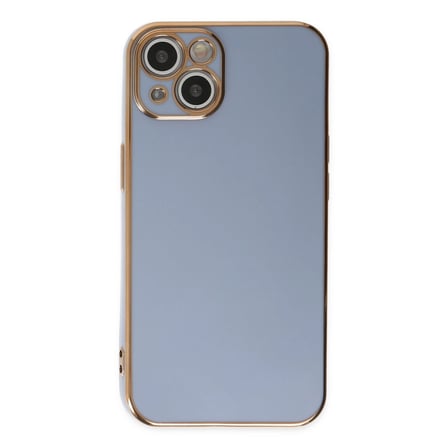 Hediyelik Apple İphone 14 Kılıf Volet Silikon - Mavi