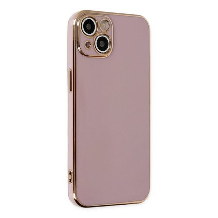 Hediyelik Apple İphone 14 Kılıf Volet Silikon - Mor