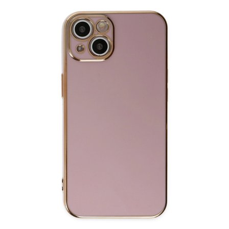 Hediyelik Apple İphone 14 Kılıf Volet Silikon - Mor
