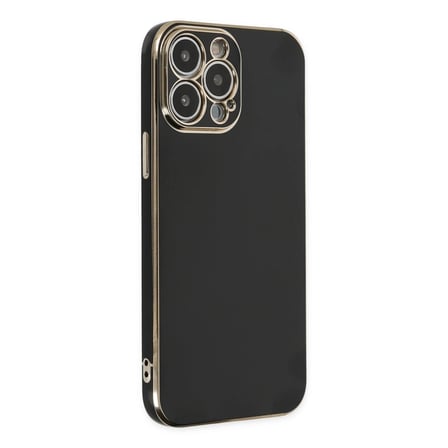 Hediyelik Apple İphone 14 Pro Max Kılıf Volet Silikon - Siyah