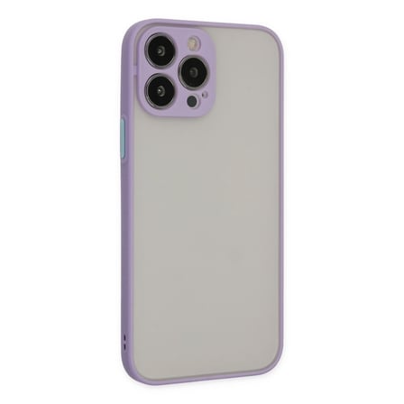 Hediyelik Apple İphone 14 Pro Max Kılıf Montreal Silikon Kapak - Mor