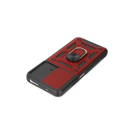 Hediyelik Xiaomi Poco M4 Pro 4g Kılıf Pars Lens Yüzüklü Silikon - Kırmızı