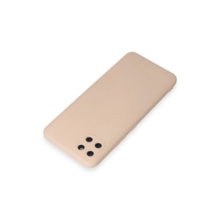 Hediyelik Realme C11 Kılıf Nano İçi Kadife Silikon - Pudra