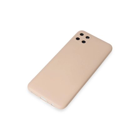Hediyelik Realme C11 Kılıf Nano İçi Kadife Silikon - Pudra