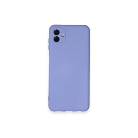 Hediyelik Samsung Galaxy A04 Kılıf Nano İçi Kadife Silikon - Lila