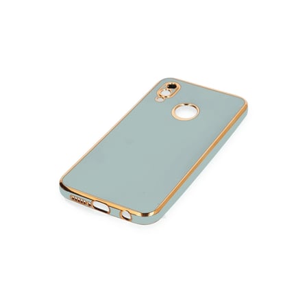 Hediyelik Huawei P20 Lite Kılıf Volet Silikon - Açık Yeşil
