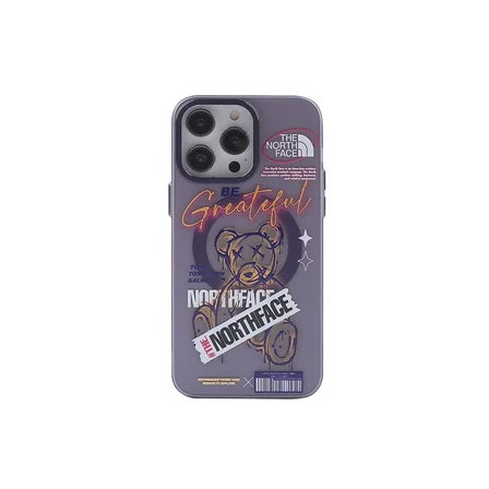 Hediyelik Apple İphone 14 Pro Kılıf Apollo Magneticsafe Desenli Kapak - Apollo Mor - 2