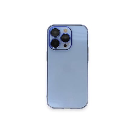 Hediyelik Apple İphone 14 Pro Kılıf Armada Lensli Kapak - Sierra Blue