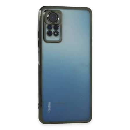 Hediyelik Xiaomi Redmi Note 11 Pro Kılıf Razer Lensli Silikon - Yeşil