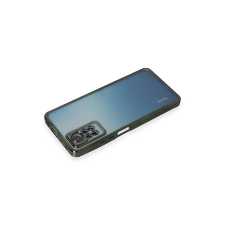 Hediyelik Xiaomi Redmi Note 11 Pro Kılıf Razer Lensli Silikon - Yeşil