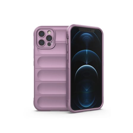 Hediyelik Apple İphone 12 Pro Kılıf Optimum Silikon - Mor