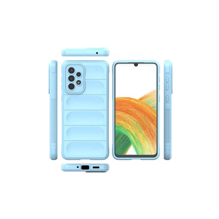 Hediyelik Samsung Galaxy A33 5g Kılıf Optimum Silikon - Sky Blue
