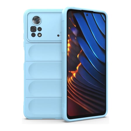 Hediyelik Xiaomi Poco X4 Pro 5g Kılıf Optimum Silikon - Sky Blue