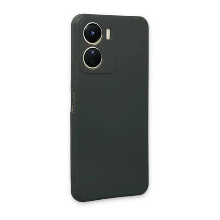 Hediyelik Vivo Y16 Kılıf First Silikon - Koyu Yeşil