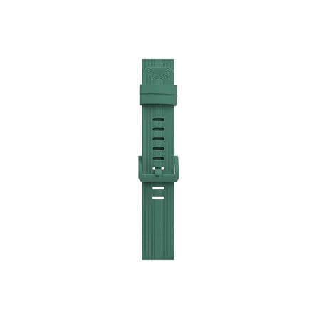 Hediyelik Apple Watch 38mm Kr408 Çizgili Silikon Kordon - Yeşil