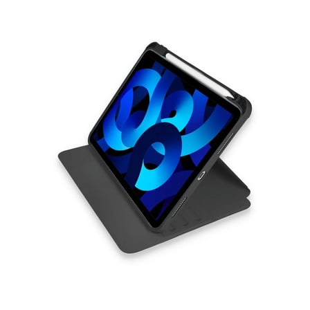 Hediyelik Apple İpad Pro 11 (2021) Kılıf Ling 360 Kalemlikli Tablet Kılıf - Siyah