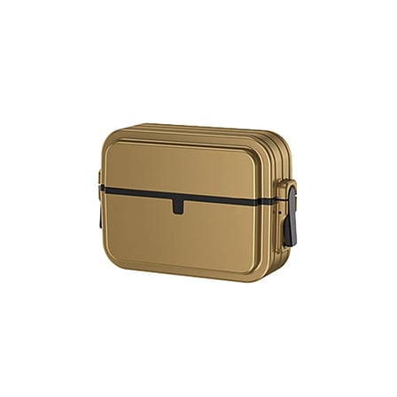 Hediyelik Apple Uyumlu Airpods Pro 2 (2.nesil) 404 Kilitli Kılıf - Gold