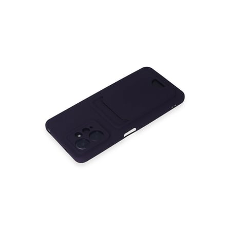 Hediyelik Xiaomi Redmi Note 12 4g Kılıf Kelvin Kartvizitli Silikon - Derin Mor