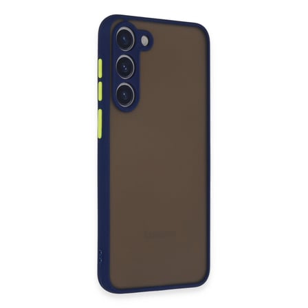 Hediyelik Samsung Galaxy S23 Plus Kılıf Montreal Silikon Kapak - Lacivert