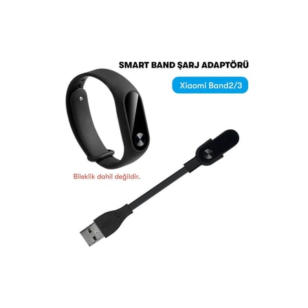 Hediyelik Mc03 Şarj Adaptörü Xiaomi Uyumlu Mi Band 2/3