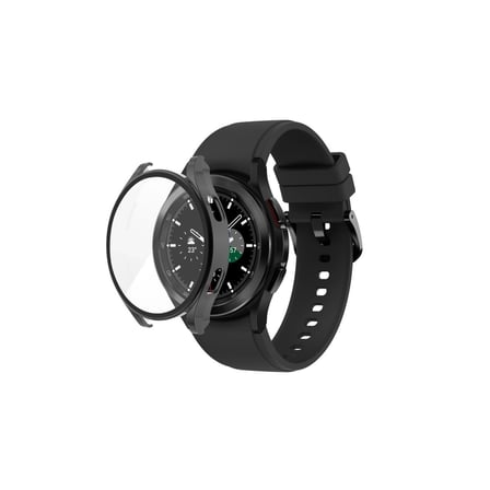 Hediyelik Watch 5 44mm Wall Camlı Kasa Ekran Koruyucu - Siyah