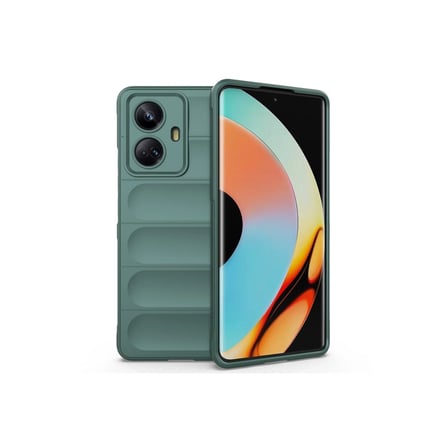 Hediyelik Realme 10 Pro 5g Kılıf Optimum Silikon - Koyu Yeşil