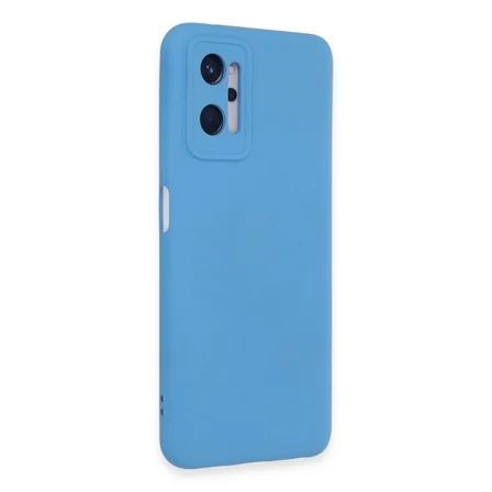 Hediyelik Realme 9i 4g Kılıf Nano İçi Kadife Silikon - Mavi