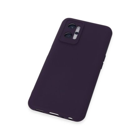 Hediyelik Realme 9i 4g Kılıf Nano İçi Kadife Silikon - Mor