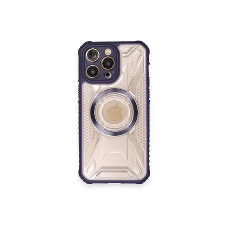 Hediyelik Apple İphone 12 Pro Max Kılıf Prag Magneticsafe Kapak - Derin Mor