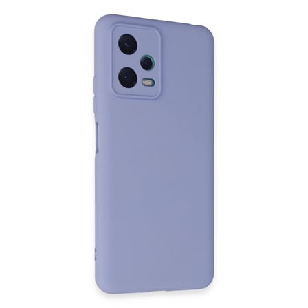 Hediyelik Xiaomi Redmi Note 12 5g Kılıf Nano İçi Kadife Silikon - Lila