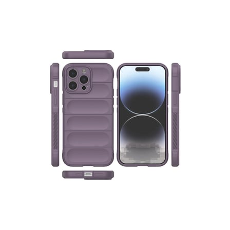 Hediyelik Apple İphone 15 Pro Max Kılıf Optimum Silikon - Mor