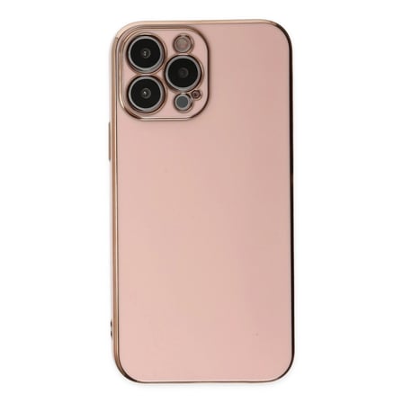 Hediyelik Apple İphone 15 Pro Max Kılıf Volet Silikon - Pembe