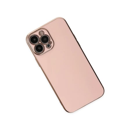 Hediyelik Apple İphone 15 Pro Max Kılıf Volet Silikon - Pembe