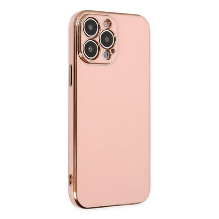Hediyelik Apple İphone 15 Pro Max Kılıf Volet Silikon - Pembe