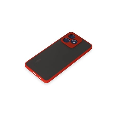 Hediyelik Realme C53 Kılıf Montreal Silikon Kapak - Kırmızı