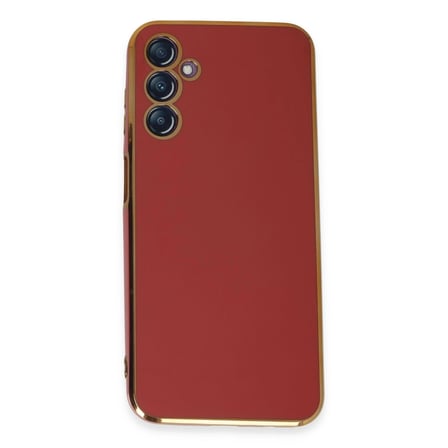 Hediyelik Samsung Galaxy M14 5g Kılıf Volet Silikon - Kırmızı