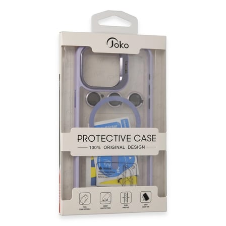 Hediyelik Joko Apple İphone 15 Pro Max Kılıf Roblox Lens Magsafe Standlı Kapak - Koyu Yeşil